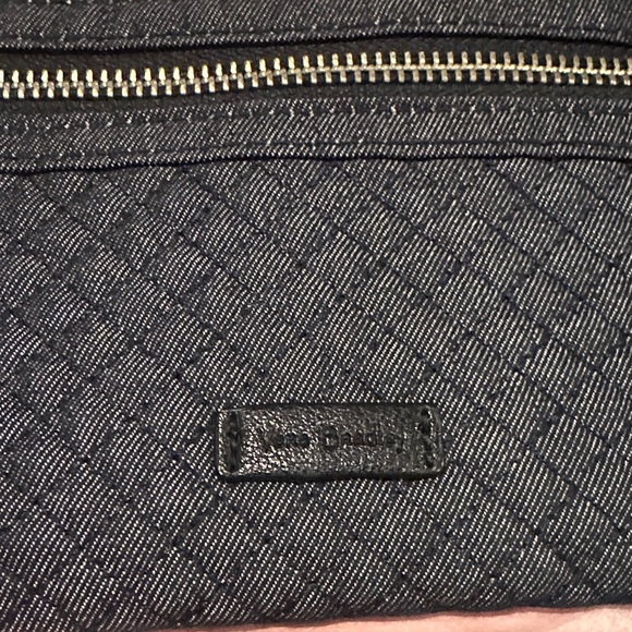 Vera Bradley Black denim and leather Quilted Wristlet/wallet NWOT - Picture 8 of 8